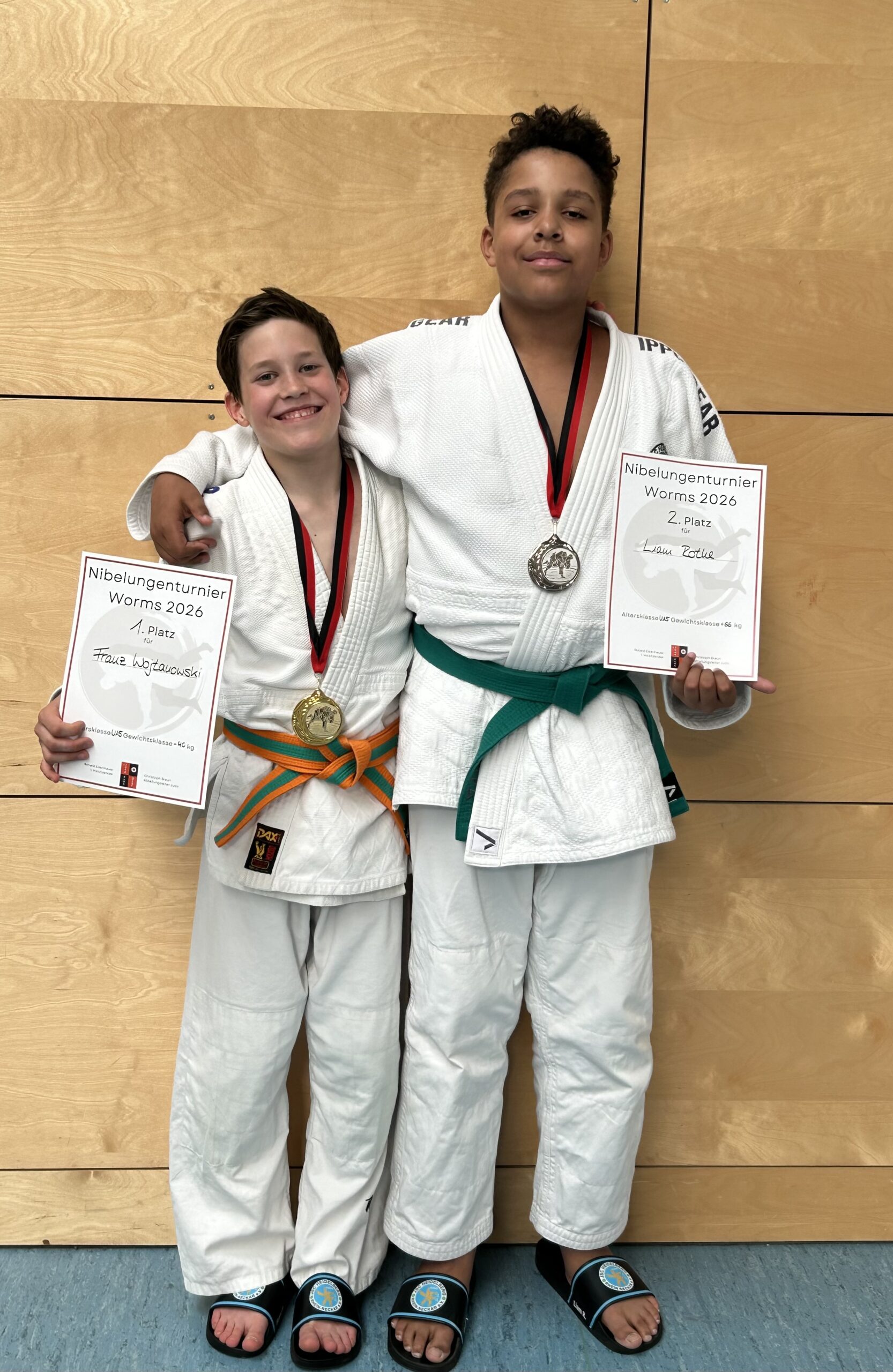 Nibelungen Turnier Franz und Liam